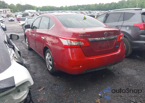2014 Nissan Sentra Sv из США, поврежденный, VIN 3N1AB7APXEY295028
